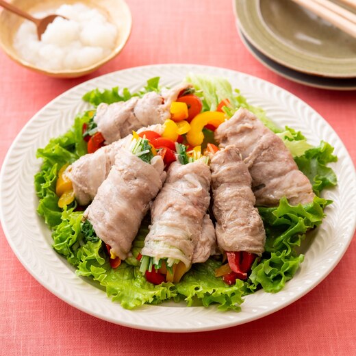 簡単!くりぷ豚のレンチン肉巻き